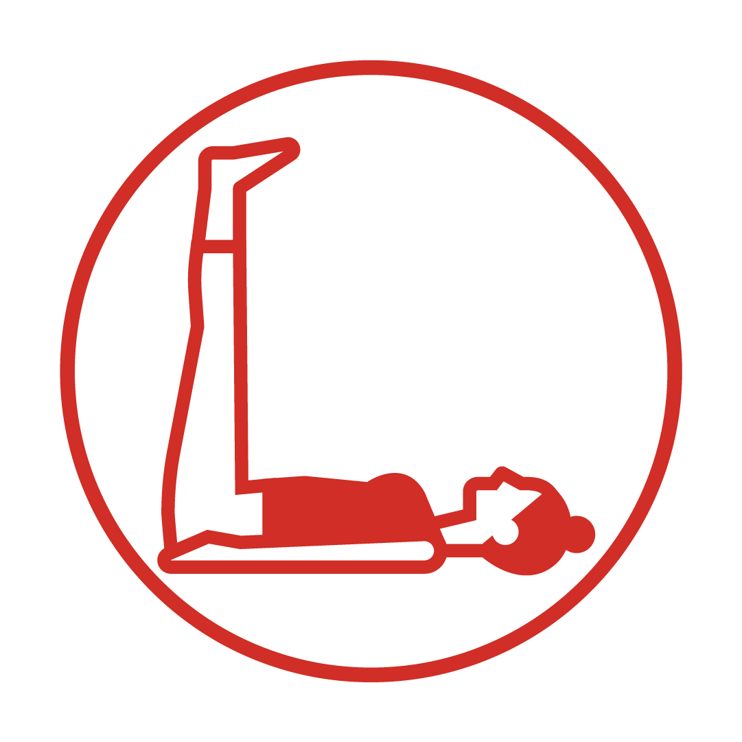 Sdraiarsi sollevando le gambe